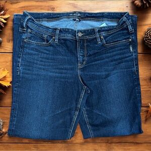 Silver Jeans Size 14, ALTERED Length is 30”, AIKO style